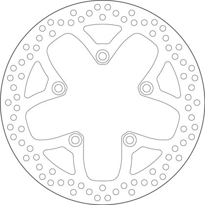 SBS 5329 Round brake disc