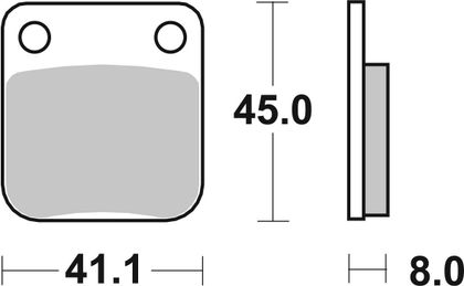SBS 536 RSI Brake pads