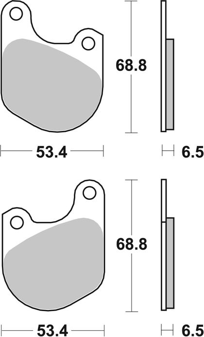 SBS 537H HF Brake pads