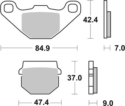 SBS 544RSI Brake pads