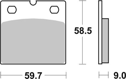 SBS 554 HS Brake pads