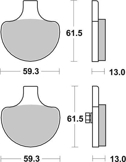 SBS 579H HF Brake pads