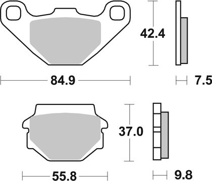 SBS 586RSI Brake pads