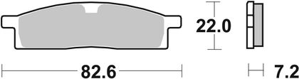 SBS 589CS Brake pads