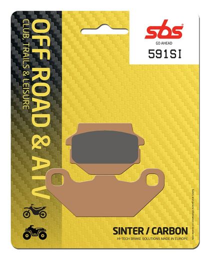 SBS 591SI Brake pads Ref : SBS00448A / 591030 