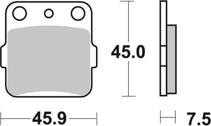 SBS 592HF Brake pads