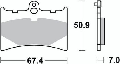 SBS 601RST Brake pads