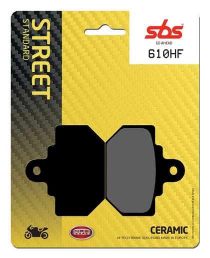 SBS 610HF Brake pads Ref : SBS00458A / 610000 HONDA 400 FL 400 ODYSSEY PILOT - 1989 - 1990