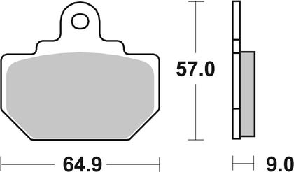 SBS 610HF Brake pads