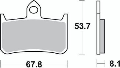 SBS 622RST Brake pads
