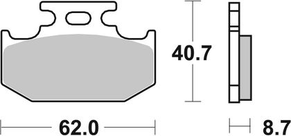SBS 632RSI Brake pads