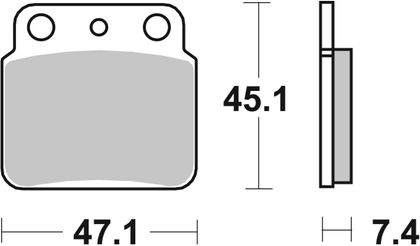SBS 649SI Brake pads