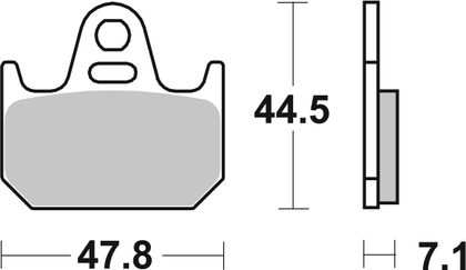 SBS 659RQ Brake pads