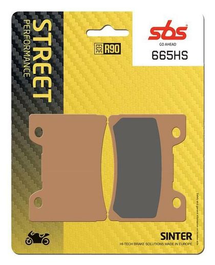 SBS 665 RS Brake pads Ref : SBS00480A / 665080 