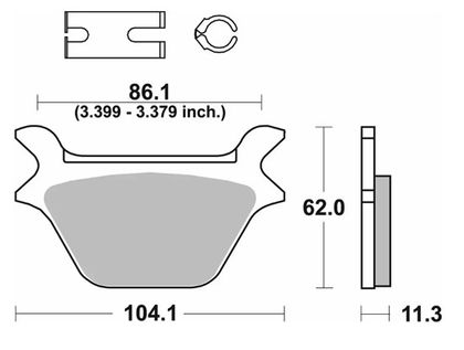 SBS 669H - LF Brake pads