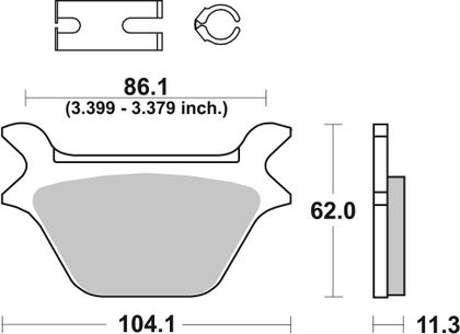 SBS 669H - LS Brake pads
