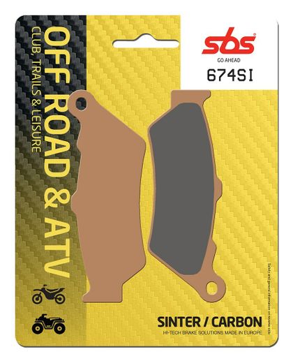 SBS 674SI Brake pads Ref : SBS00486A / 674030 