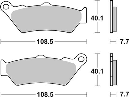 SBS 674H CT Brake pads