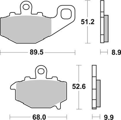 SBS 687RQ Brake pads
