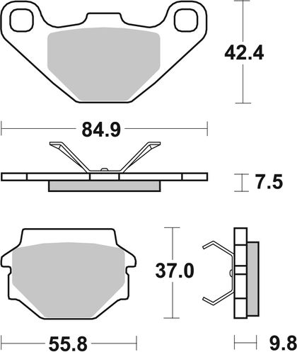 SBS 692RSI Brake pads