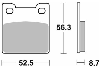 SBS 701LF 701HF Brake pads