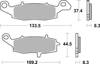 SBS 705RST Brake pads