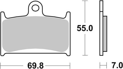 SBS 714HF Brake pads