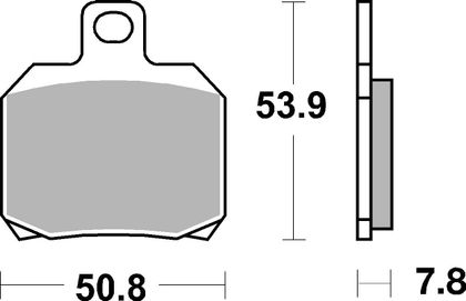 SBS 730RQ Brake pads