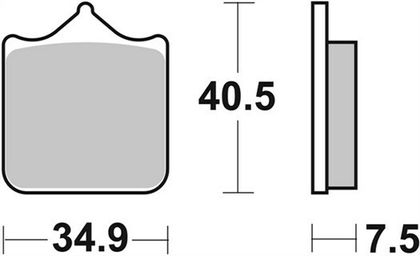 SBS 762RST Brake pads