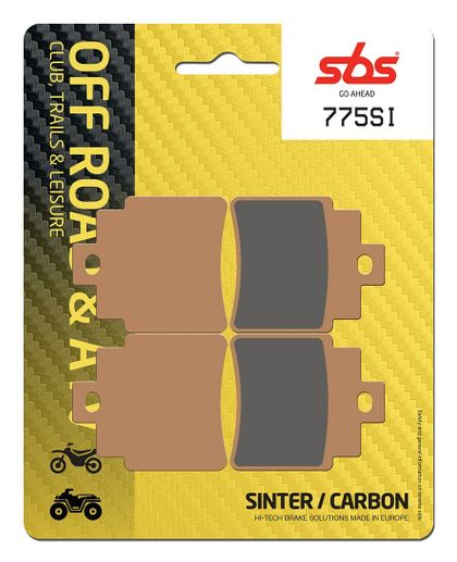 SBS 775SI Brake pads Ref : SBS00517A / 775030 GILERA 250 250 OREGON QUAD - 2007 - 2010