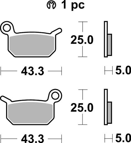 SBS 794RSI Brake pads