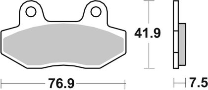 SBS 814LS Brake pads