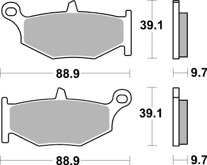 SBS 833 RQ Brake pads