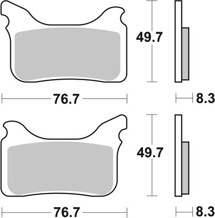 SBS 842RSI Brake pads