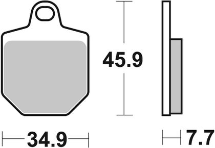 SBS 843RSI Brake pads