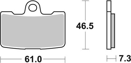 SBS 856H - HS Brake pads