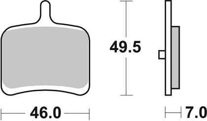 SBS 857H - LS Brake pads