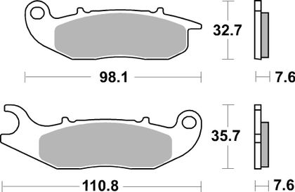 SBS 859HF Brake pads
