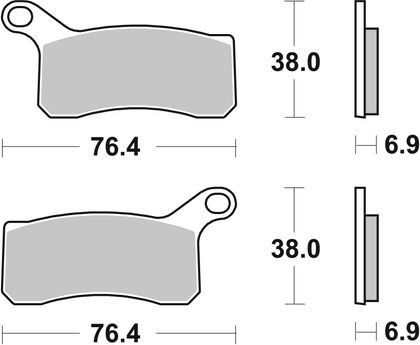 SBS 866SI Brake pads