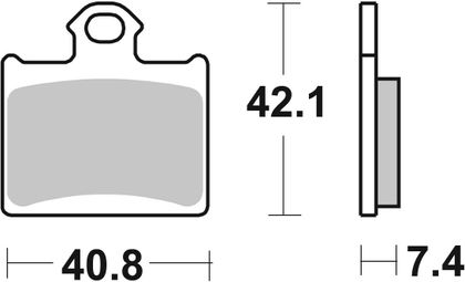 SBS 872CS Brake pads