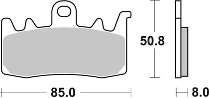 SBS 900DC Brake pads