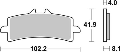 SBS 901 DS - 1 Brake pads