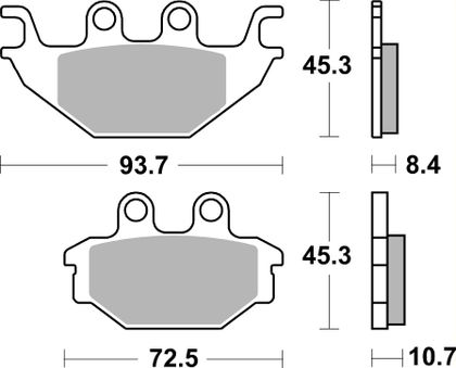 SBS 930 LS Brake pads