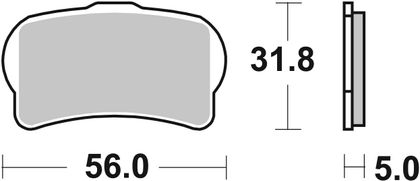 SBS 939 RSI Brake pads