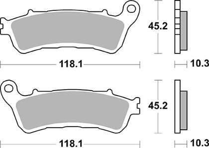 SBS 953 LS Brake pads