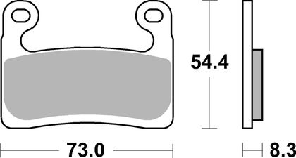 SBS 960DC Brake pads