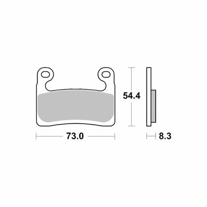 SBS 960RST Brake pads
