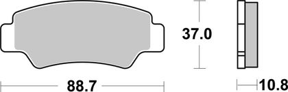 SBS 987PSI Brake pads