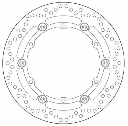 Disque de frein Rond SBS 5358 Ref : SBS00627A / 5358 