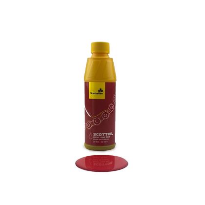 Scottoiler High Temp Red Lubricant für Kettenschmiersysteme - 250ml Flasche Kettenfett Universell
